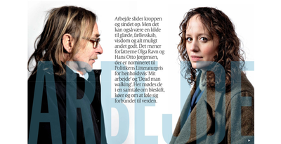 “Køer og skrivning, det er det, jeg kan” - Hans Otto Jørgensen og Olga Ravn i interview til Politiken