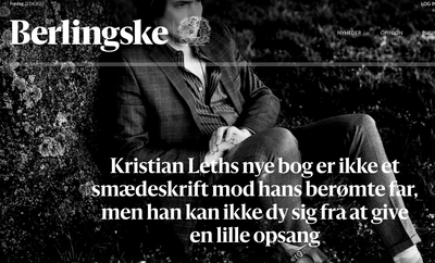 ★★★★★ "En poetisk opsang til en smerteligt fraværende far" - Berlingske