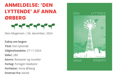 "Fuld plade til Anna Ørbergs debut", 6 ud af 6 spirer