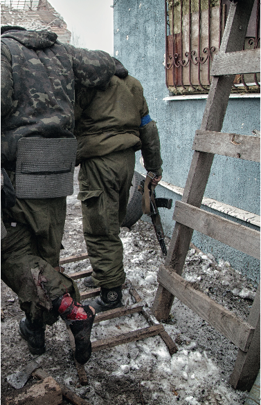 Læs med fra Nis Ovaskas reportage ved frontlinjen i Ukraine